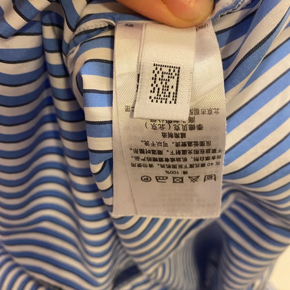 Ted Baker Light Blue Stripped Button Down - Picture 7 of 7
